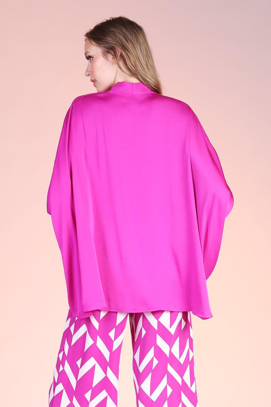CANOAS BLOUSE CROSS FRONT 8356 - Blueberry Boutique