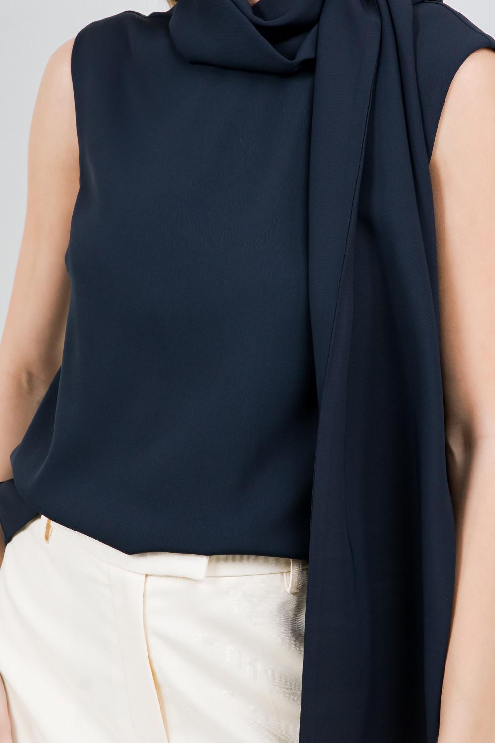 BLOUSE SLEEVELES 13435 - Blueberry Boutique