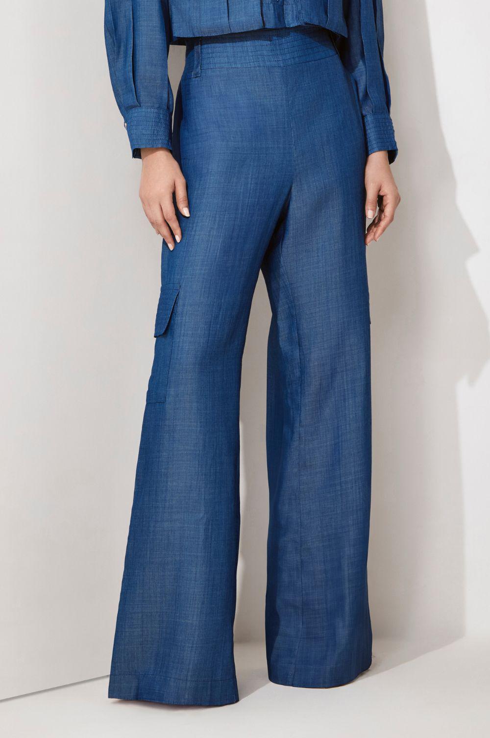 PANTS WIDE LEG CHOLET 612240706 - Blueberry Boutique