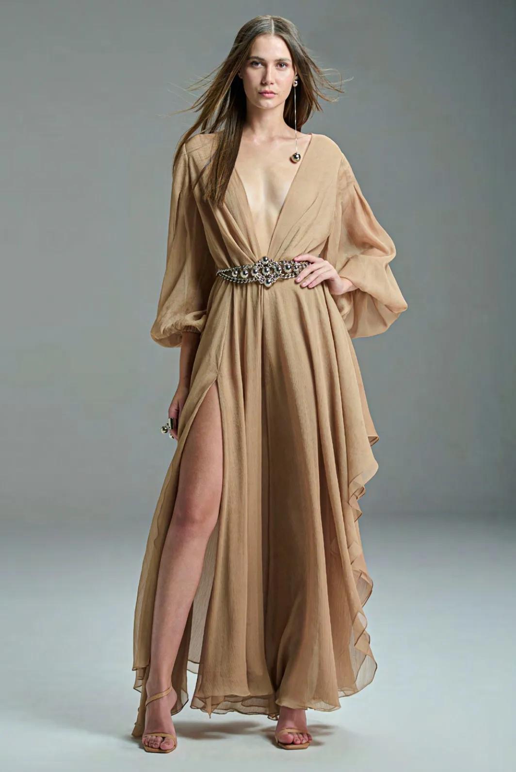 DRESS LONG SLEEVE CAOS 56482 - Blueberry Boutique