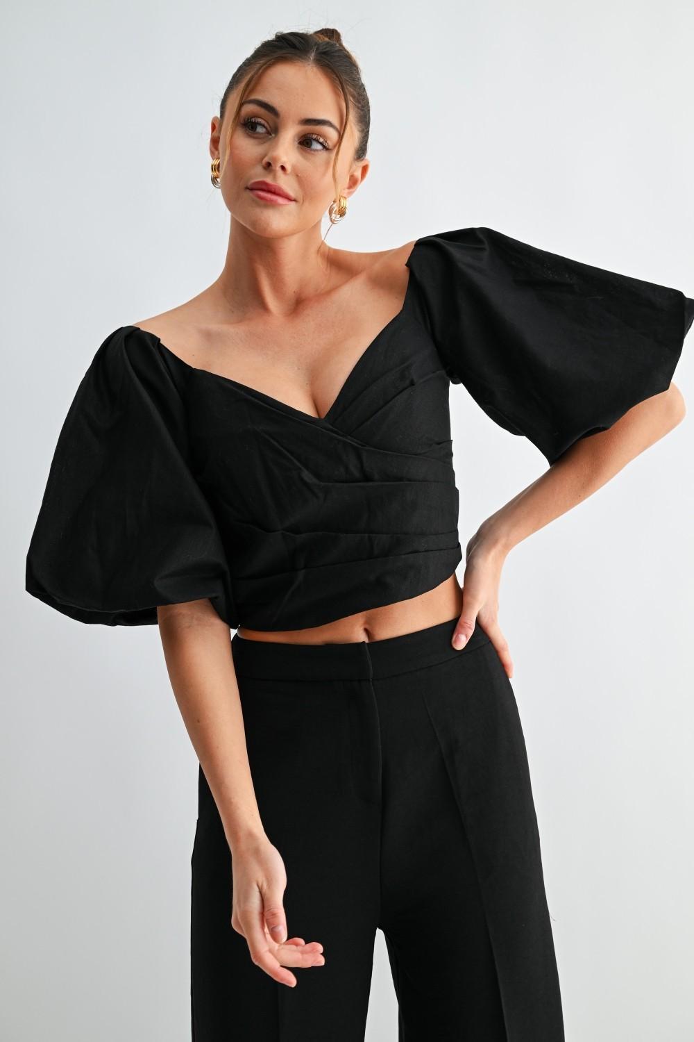 Puff Sleeve Top 1382