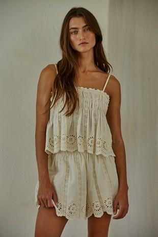 Set Ansley Eyelet Top/Short 7973