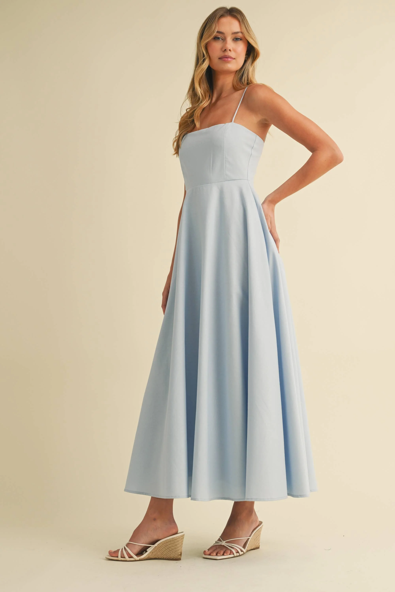 A Line Maxi Dress 9182