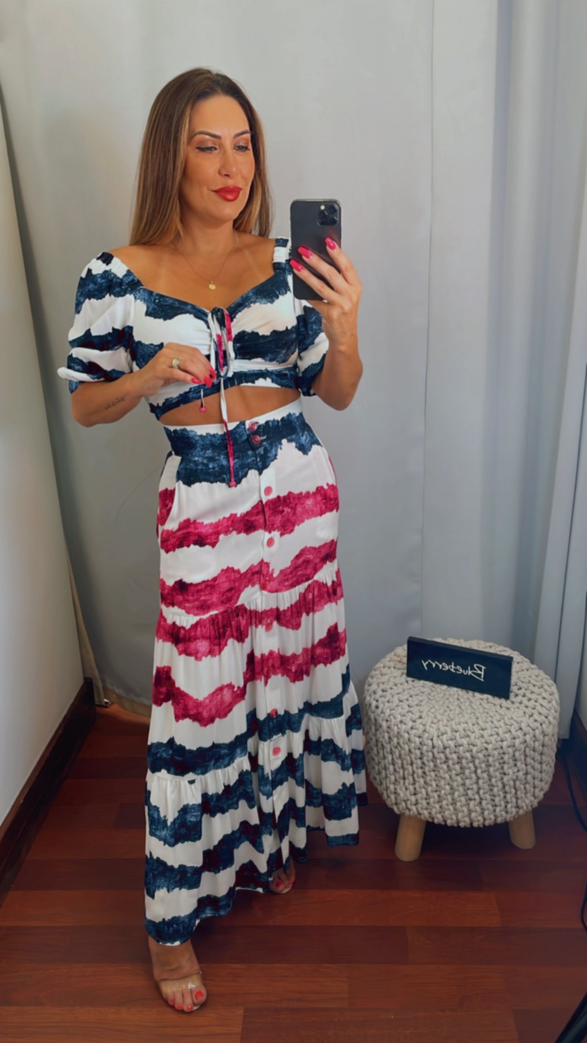 AMARA MIDI SKIRT - Blueberry Boutique