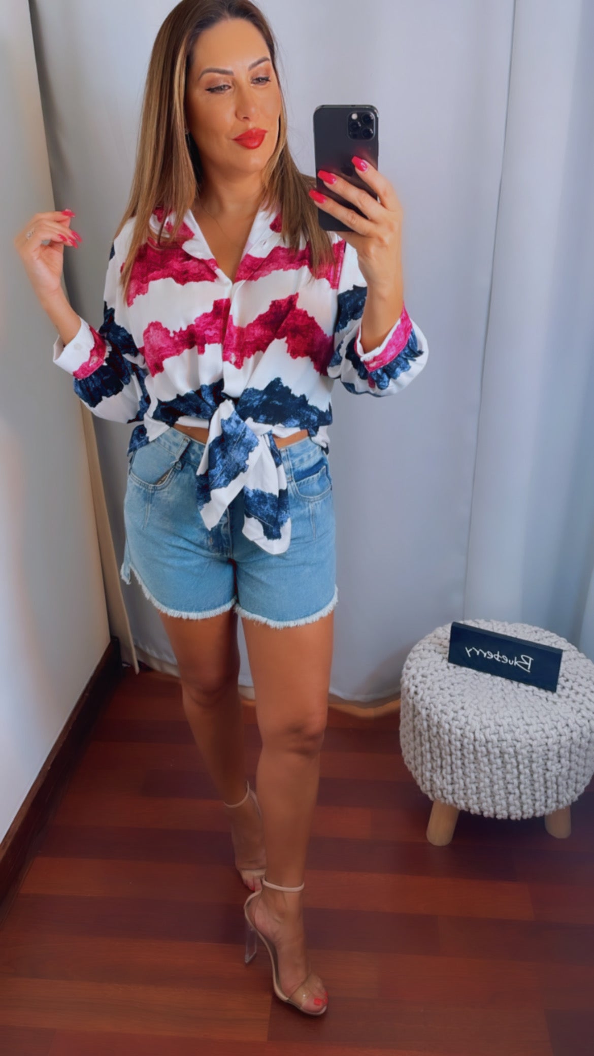 LUSI BLOUSE TIE DYE - Blueberry Boutique