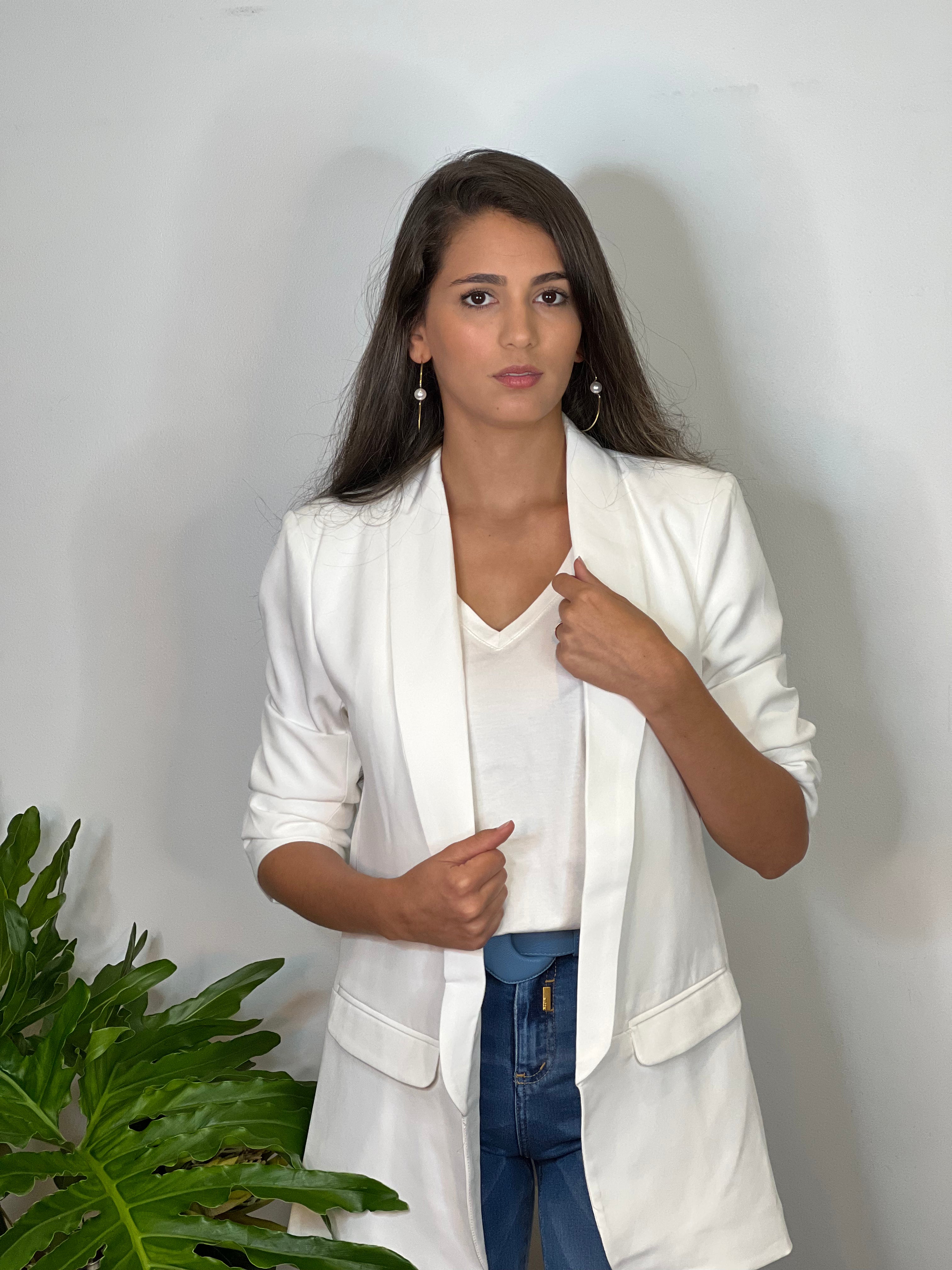 SABRINA BLAZER OVI 5833 - Blueberry Boutique