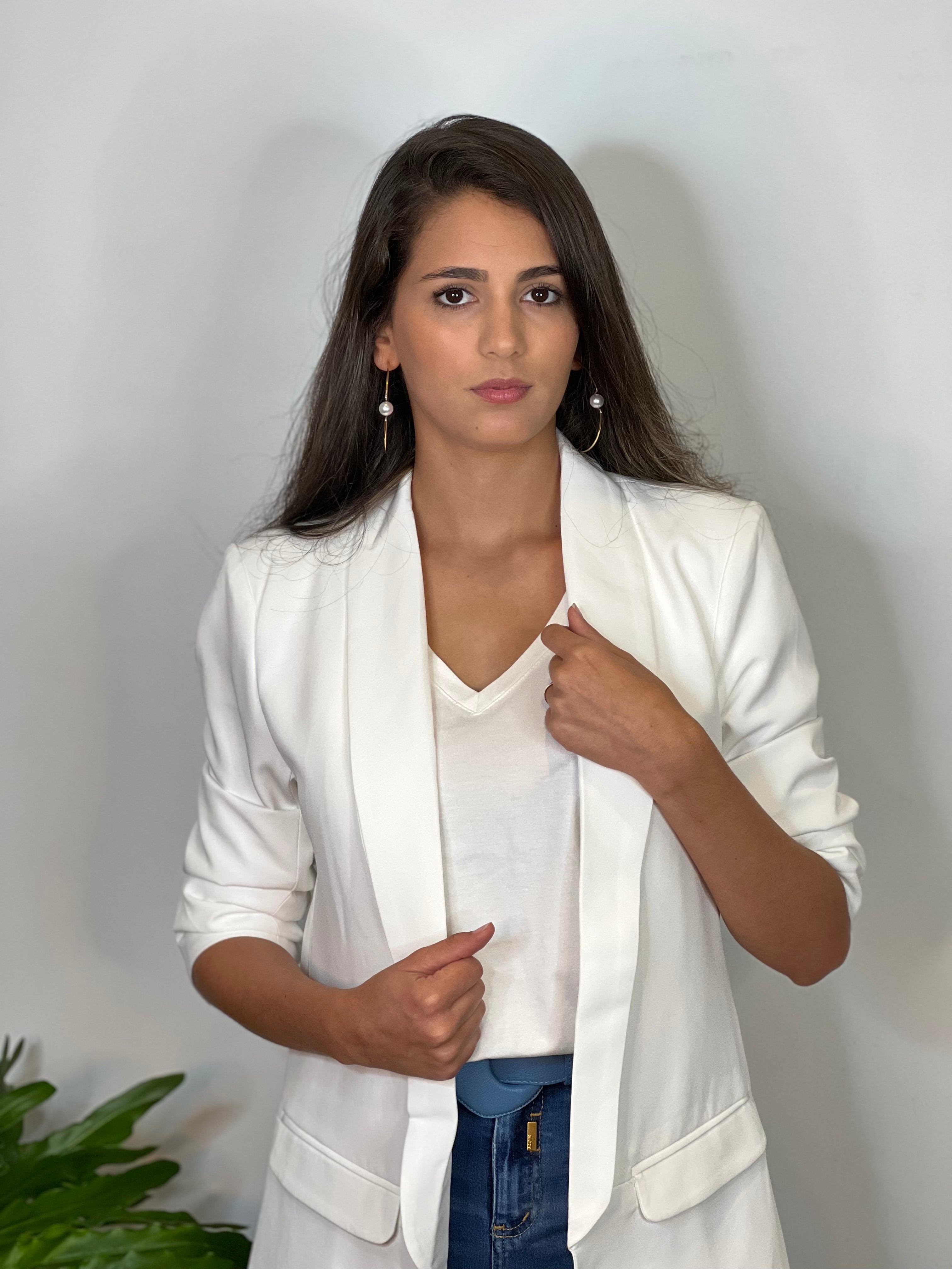 SABRINA BLAZER OVI 5833 - Blueberry Boutique