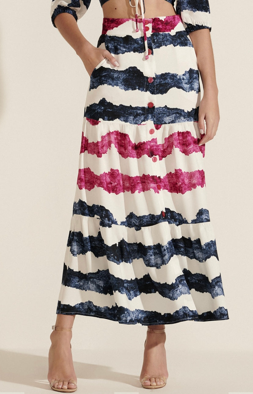 AMARA MIDI SKIRT - Blueberry Boutique