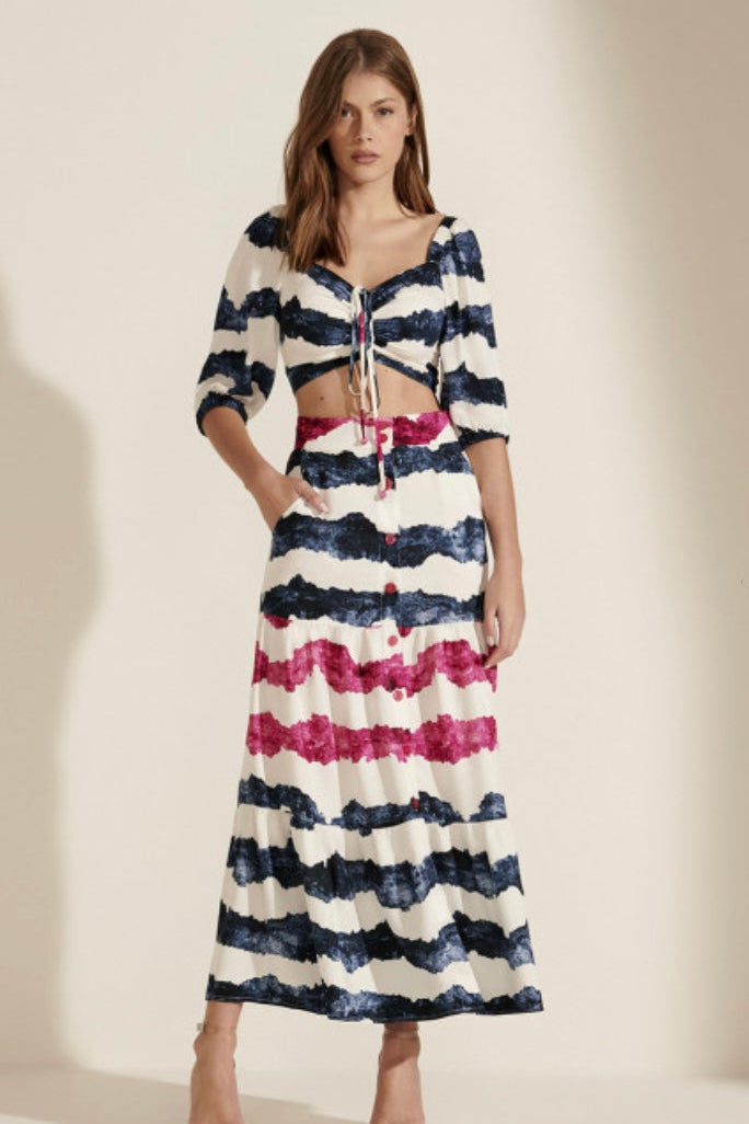 AMARA MIDI SKIRT - Blueberry Boutique