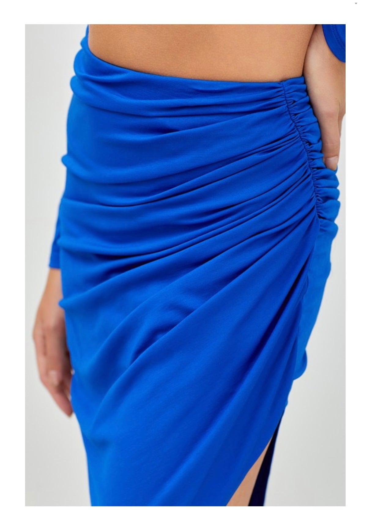 IRIS ASSYMETRIC SKIRT - Blueberry Boutique