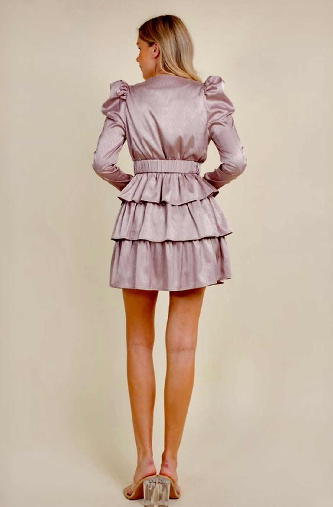 JAPAN DRESS RUFFLES - Blueberry Boutique