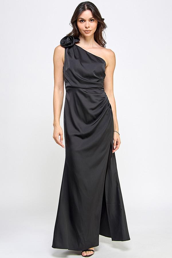 SATIN MAXI DRESS 41771