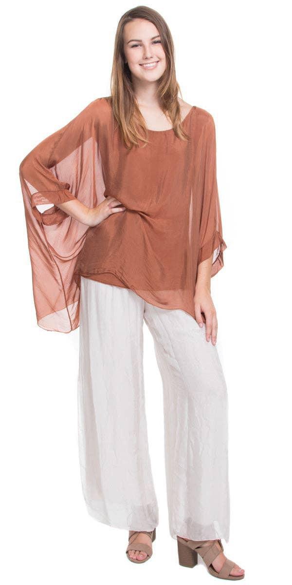 Blouse Silk Italy Basic  51151
