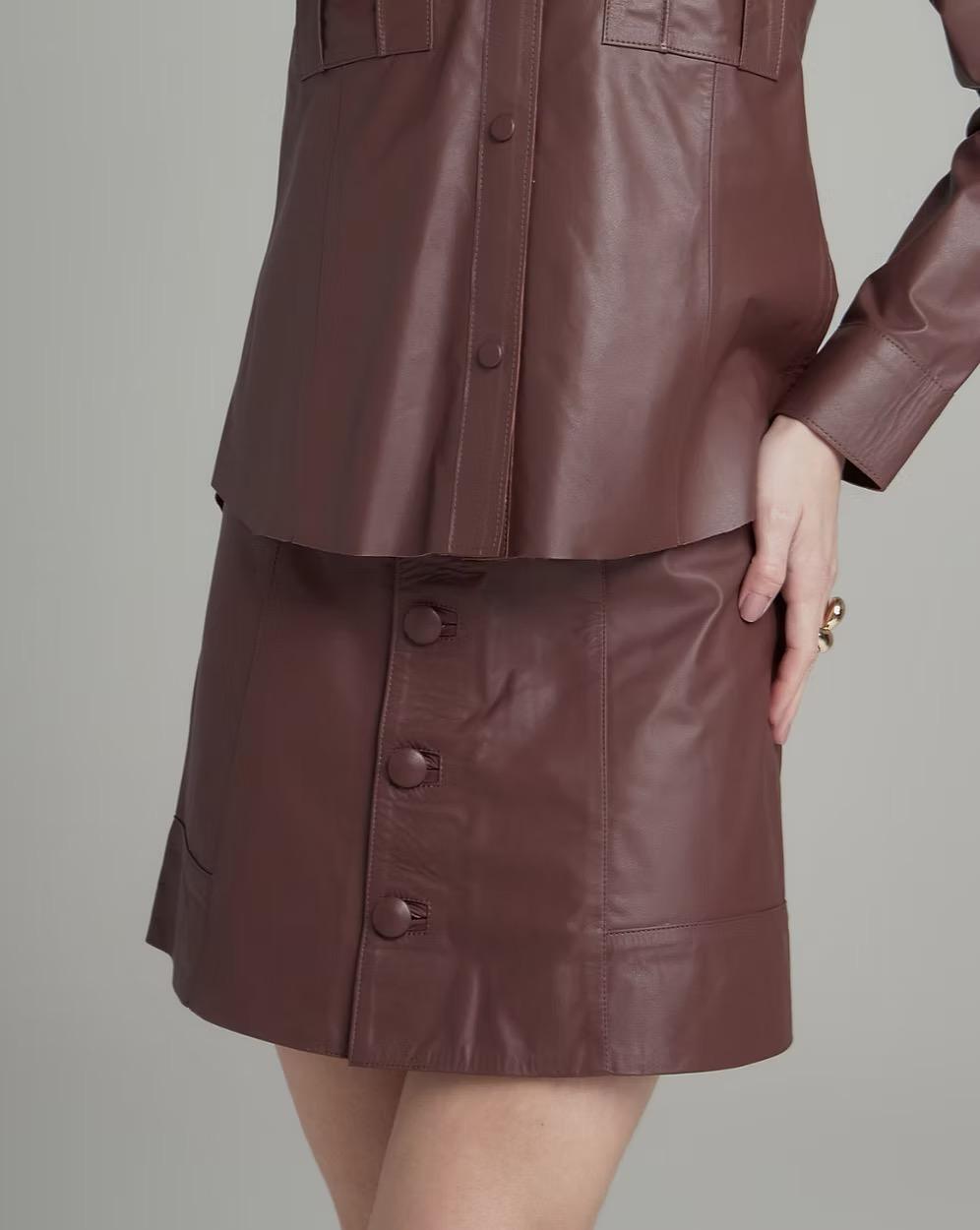 Skirt Mini Leather