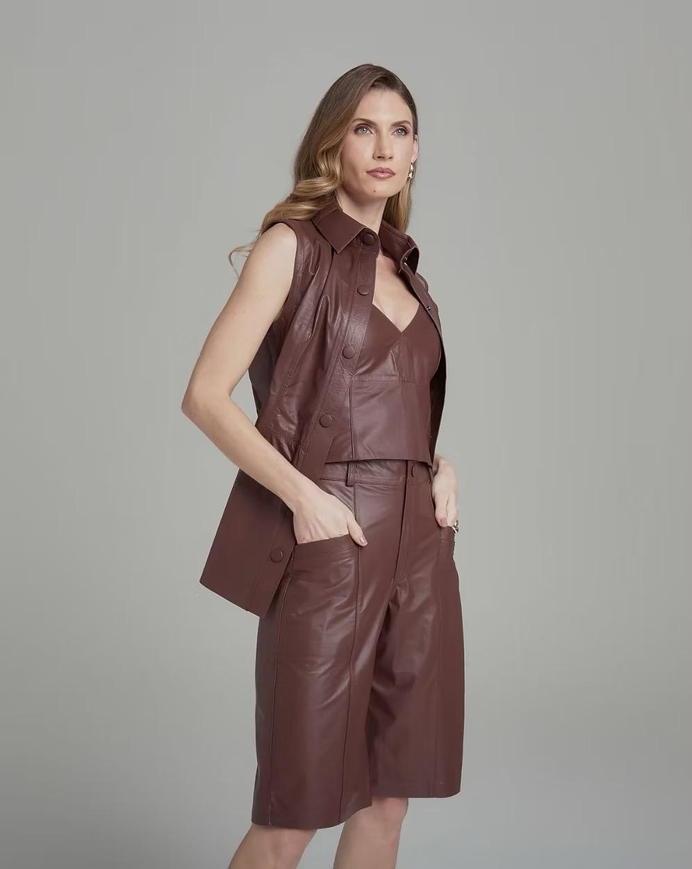 Laser Vest Leather 1254