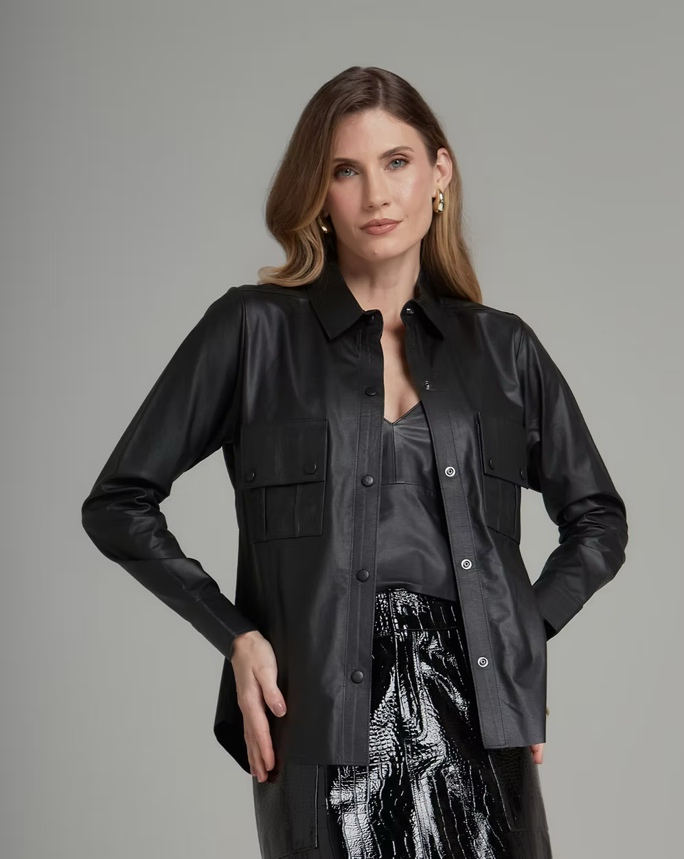 Leather Shirt 1211