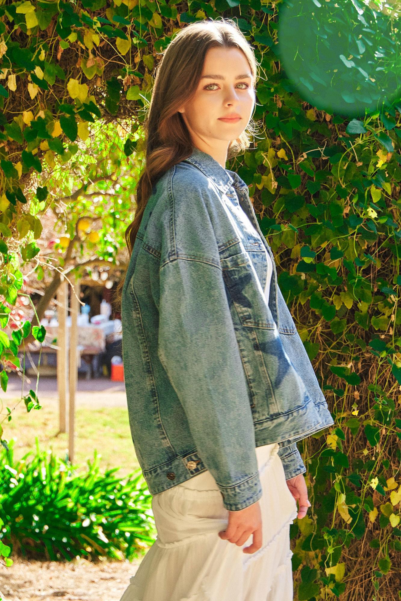 OVERSIZED DENIM JACKET 0877