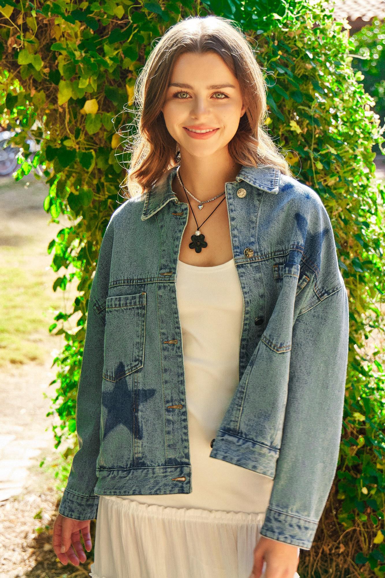 OVERSIZED DENIM JACKET 0877