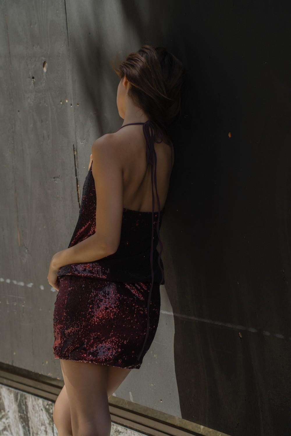 Sequin Mini Dress 34826