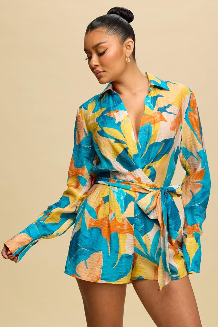 ROMPER TROPICAL PRINT 11560