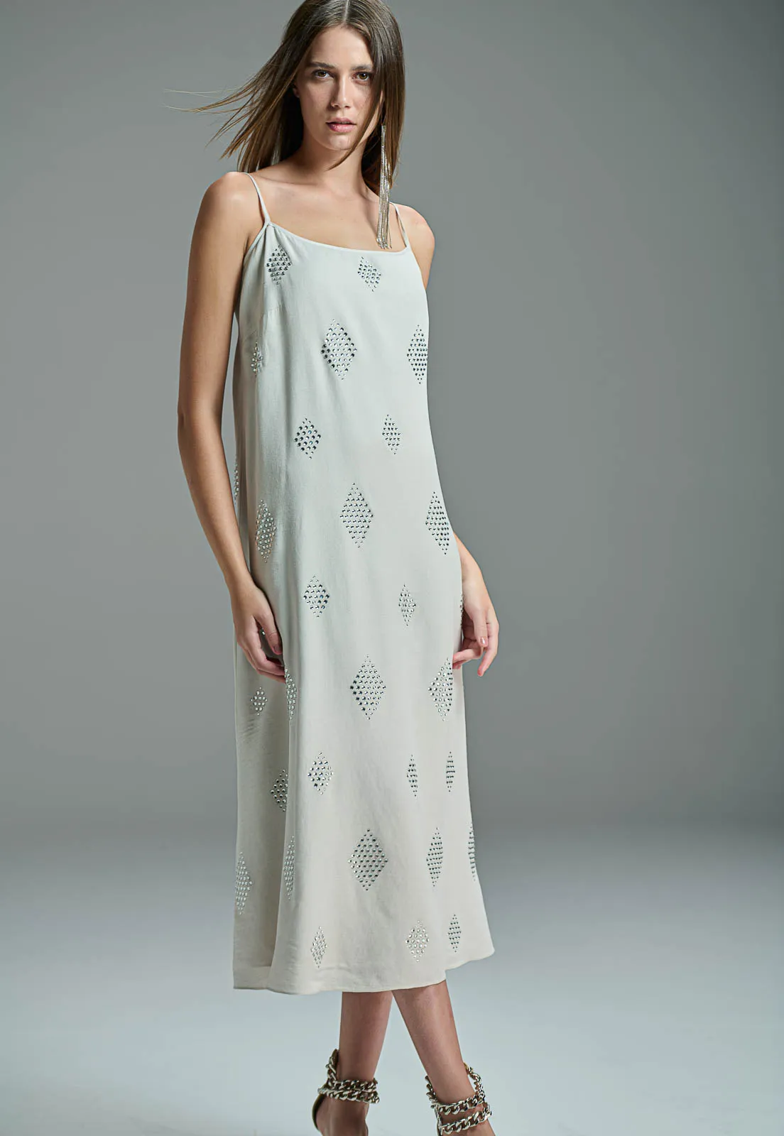 Losange Midi Dress Caos 56546