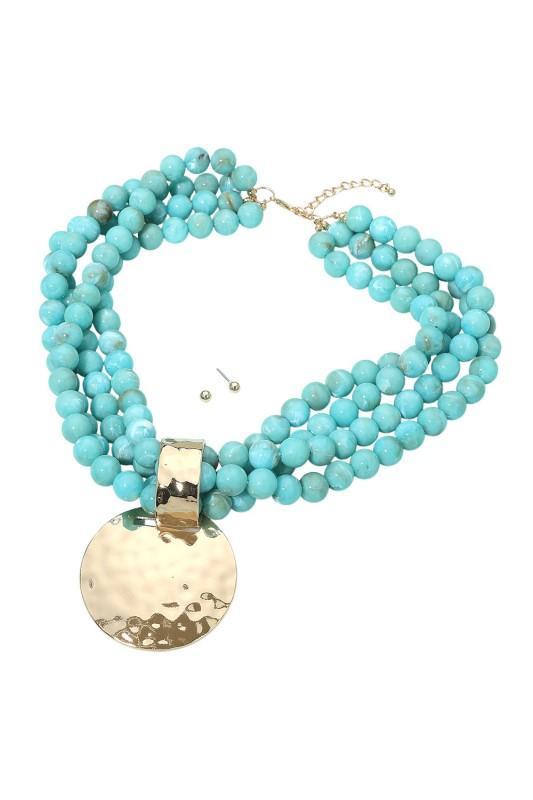 Beaded Necklace 2446