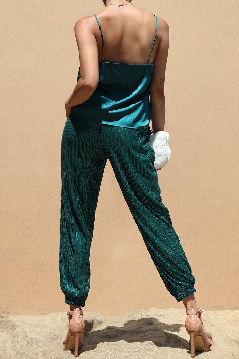 SET TOP / PANT SEQUIN 3866
