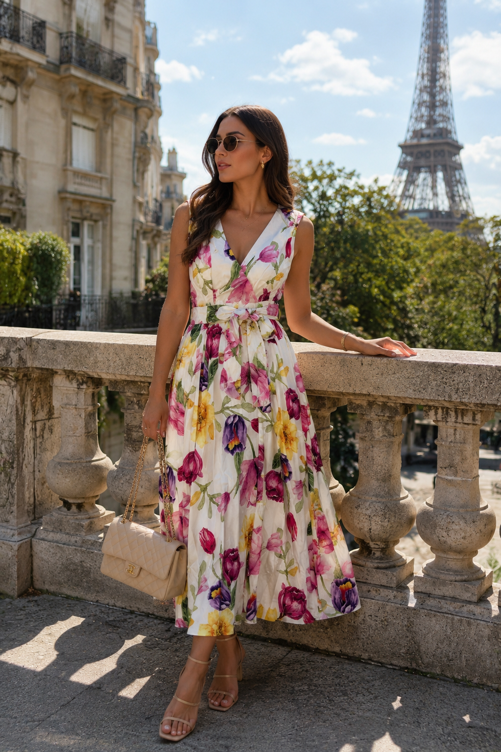 Floral Midi Dress 49172