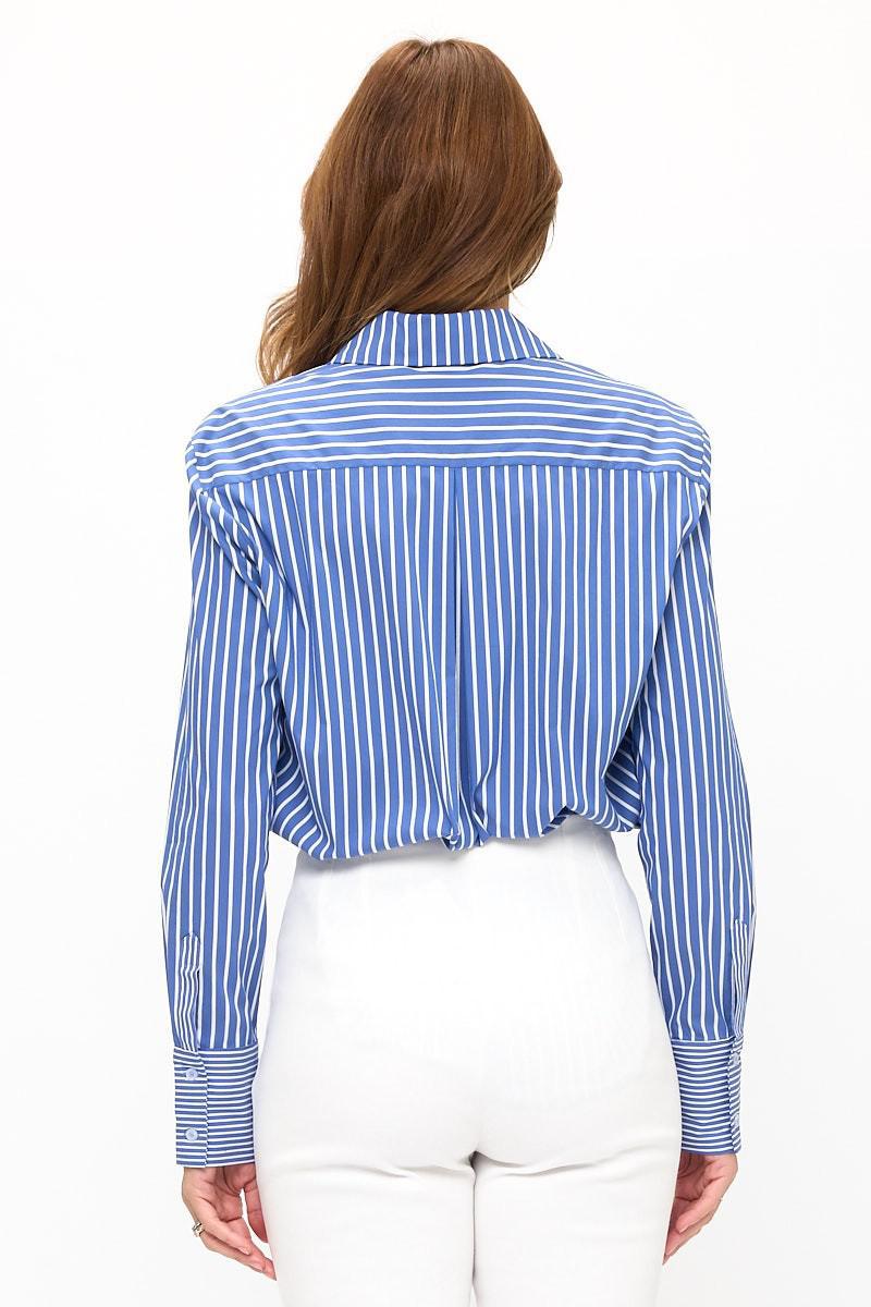 Mika Stripe Button Down Shirt 10210