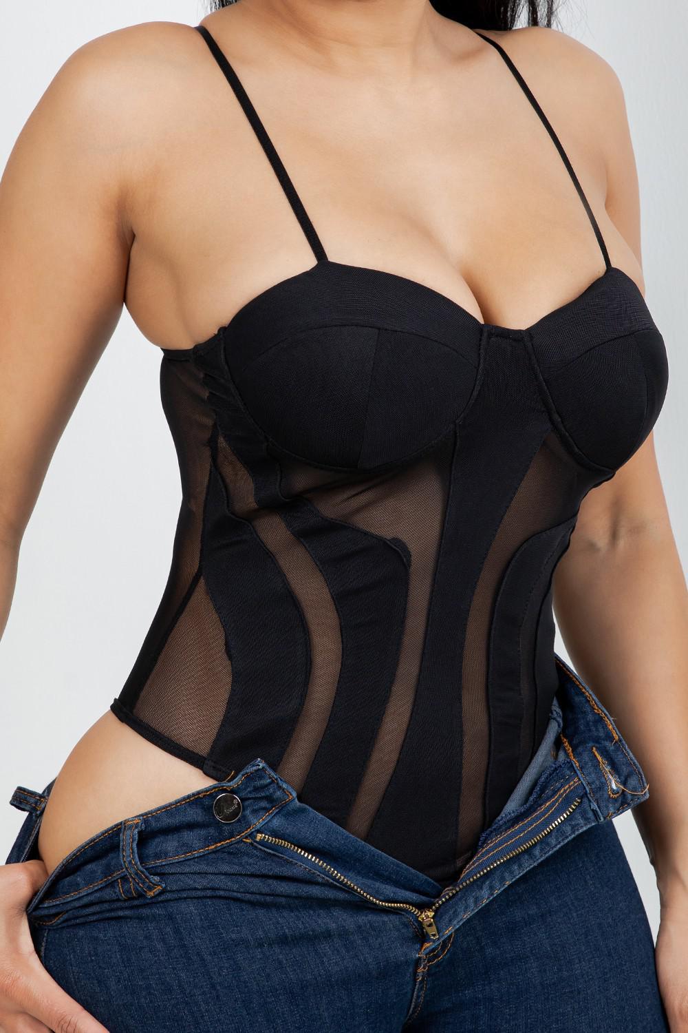 Kay Mesh Bodysuit 5319