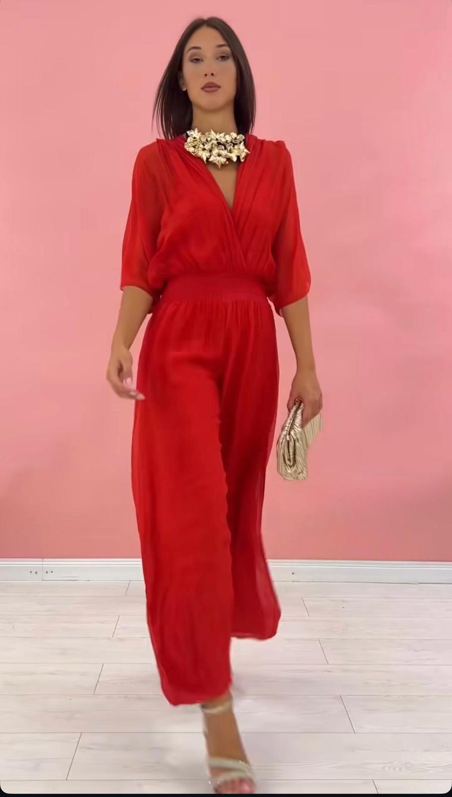 Jumpsuit Silk Italy 16299