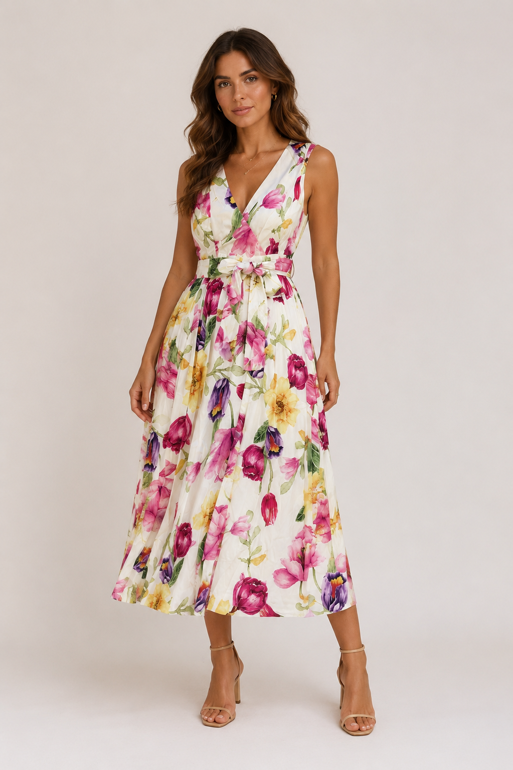 Floral Midi Dress 49172
