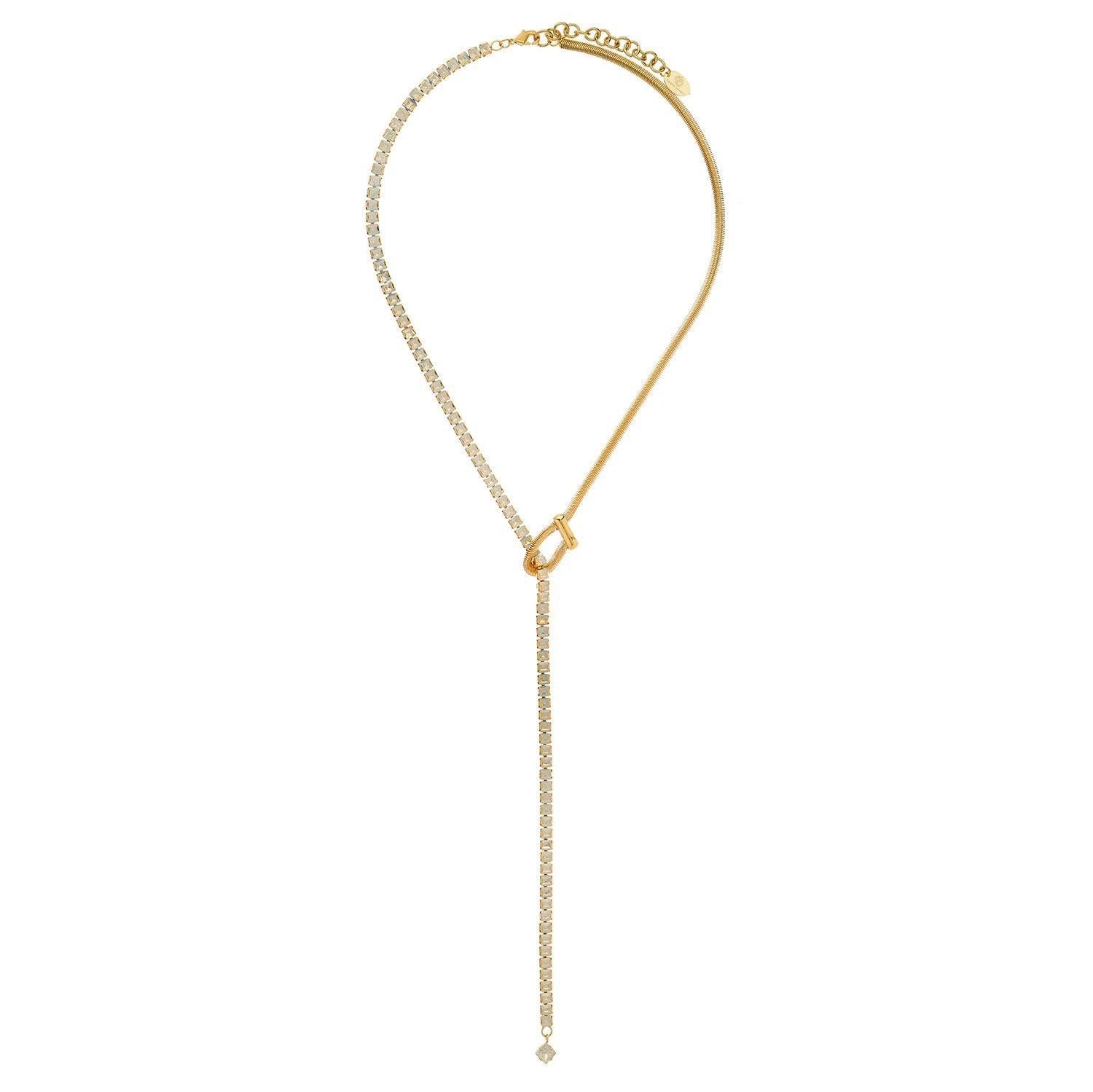 VALENTINA LARIAT LONG NECKLACE