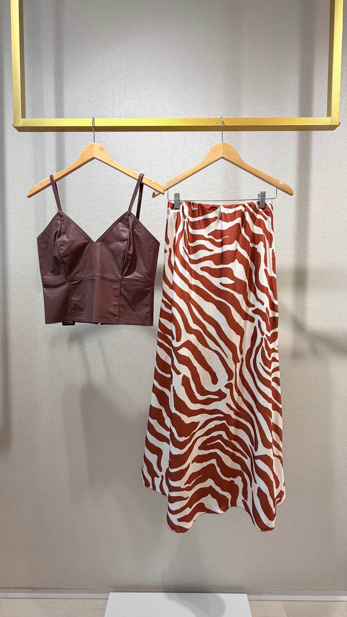 Satin Skirt Italy 70761