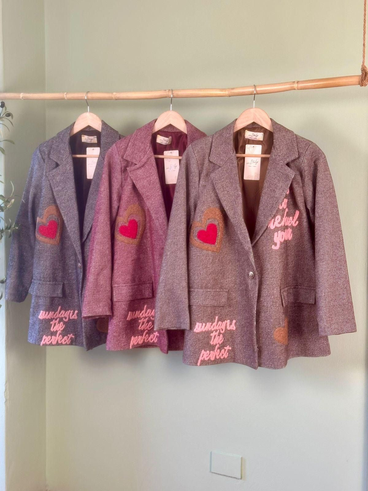 Blazer Heart Italy 6110