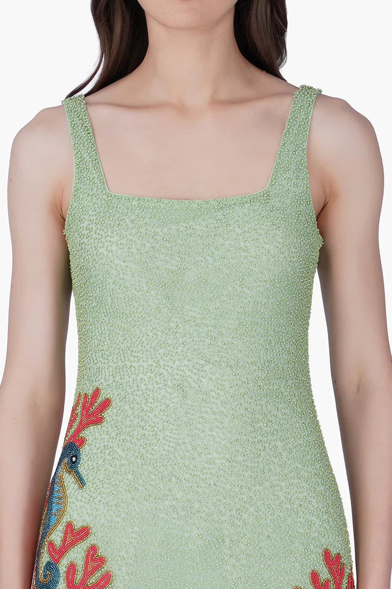 Fully Beaded Dress A&B 3102
