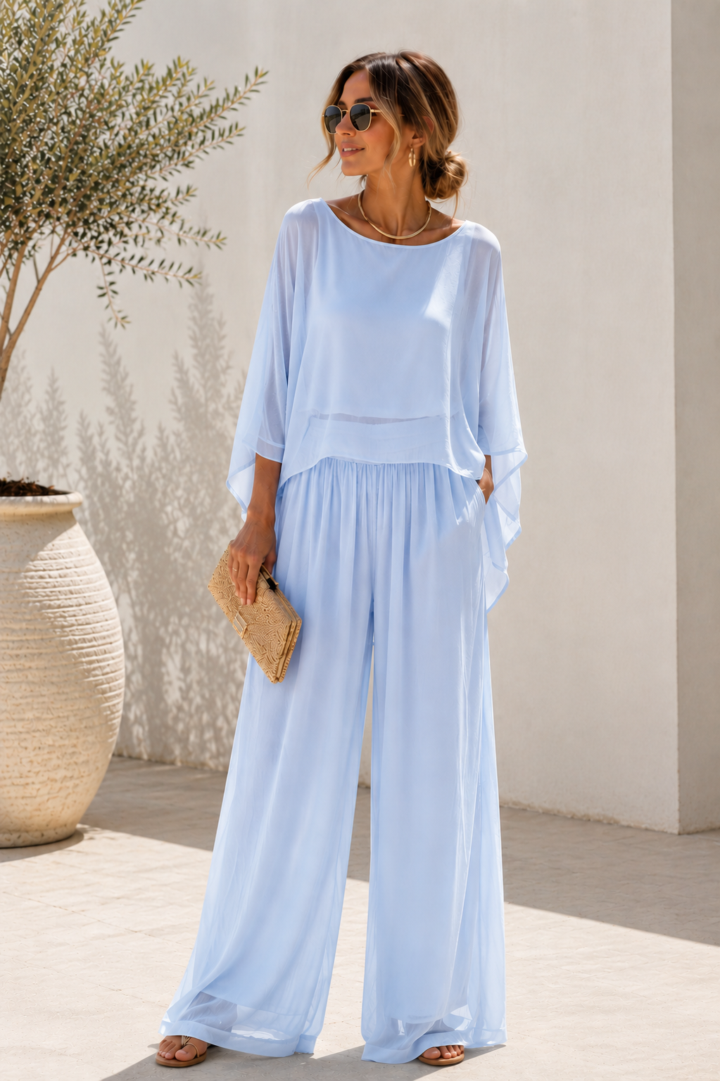Pant Silk Italy Basic 5223