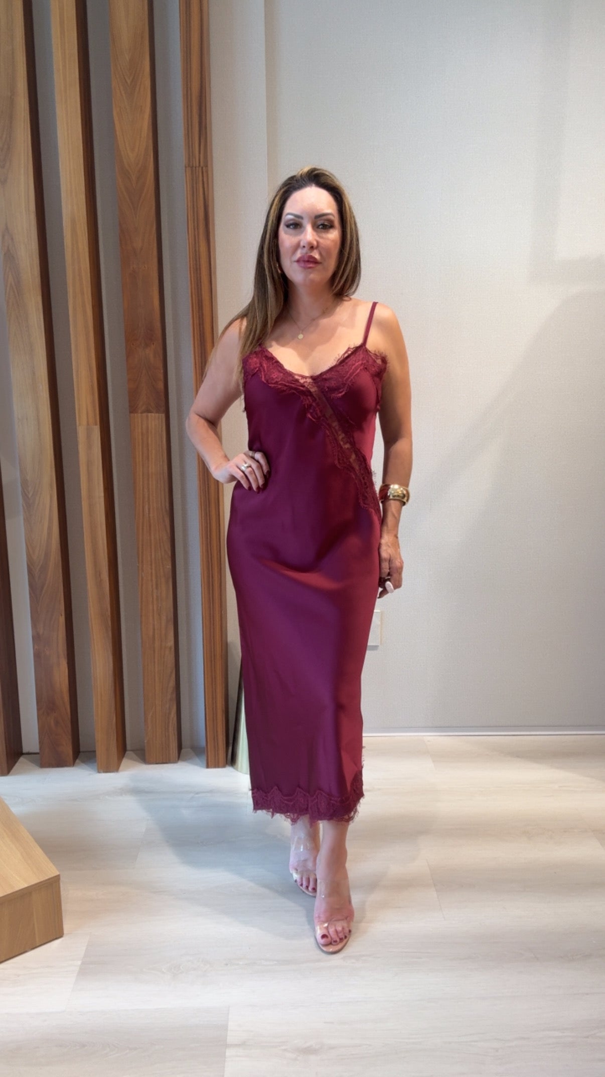 Slip Dress Satin Italy 206
