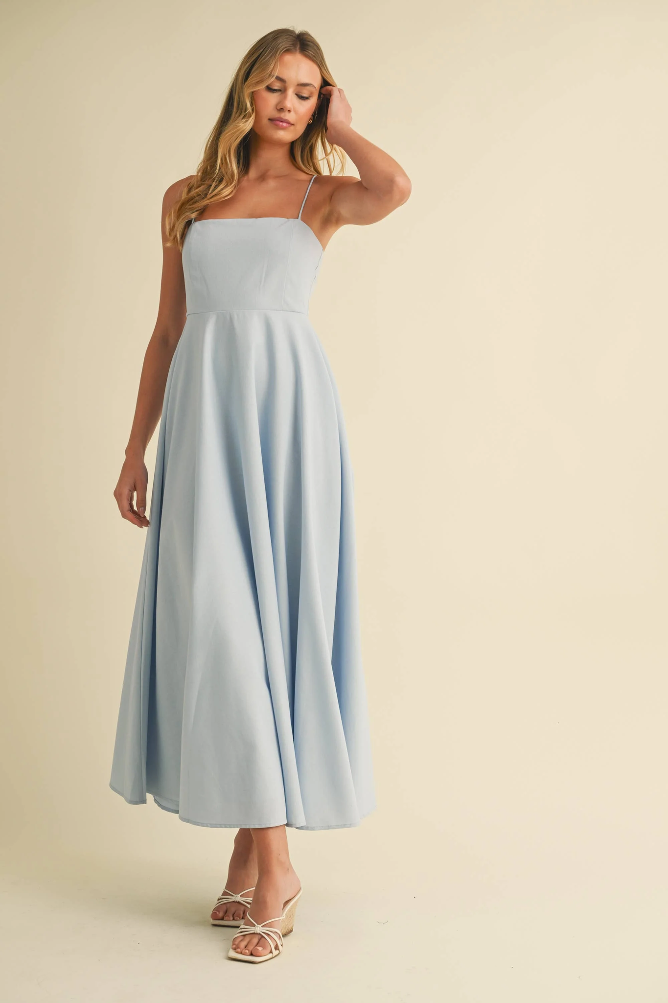A Line Maxi Dress 9182