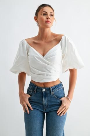 Puff Sleeve Top 1382