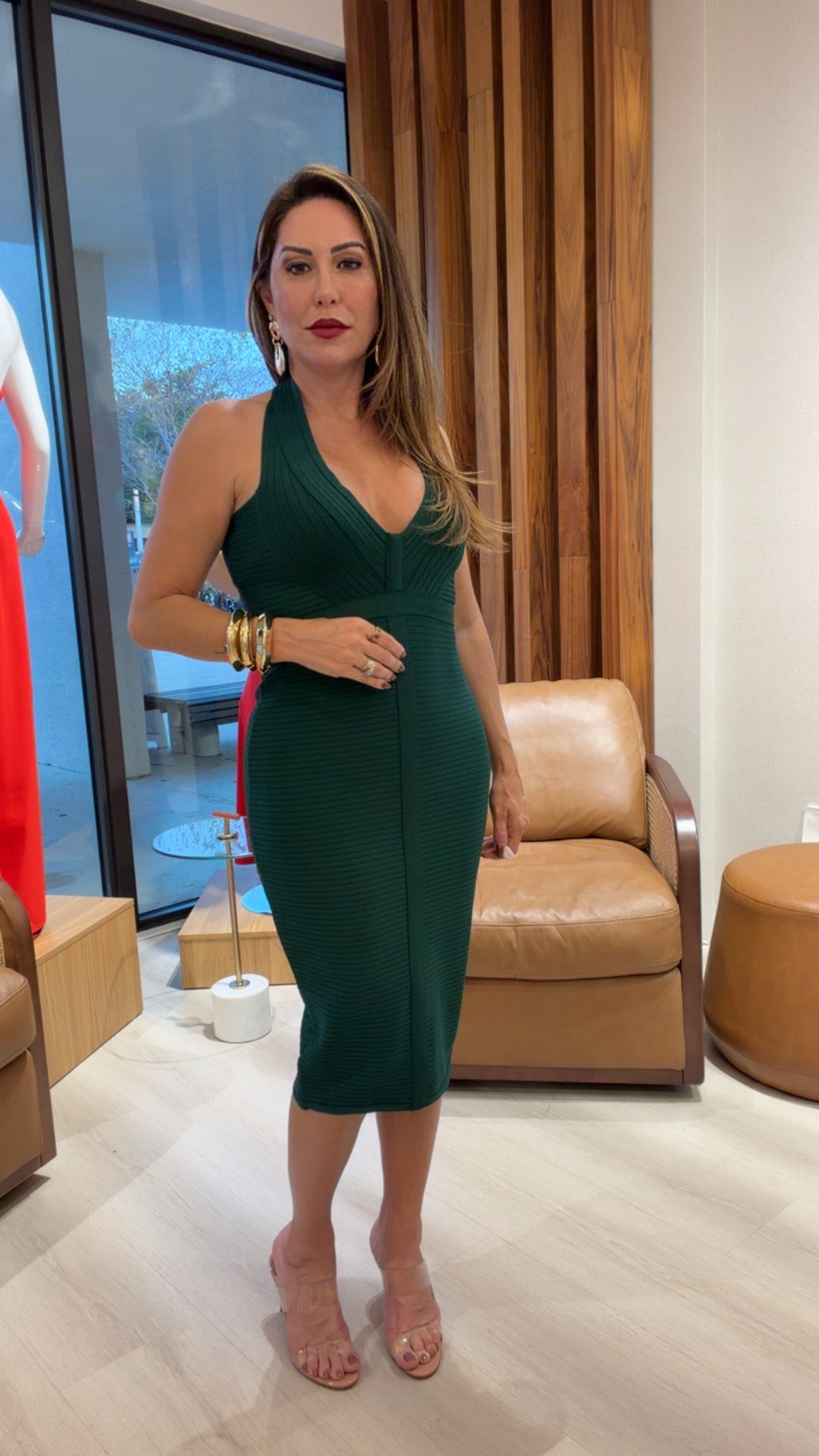 Dress Midi Bandage 1252