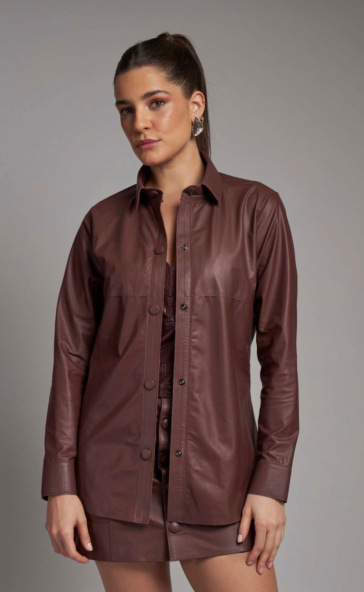 Jacket Shirt Leather