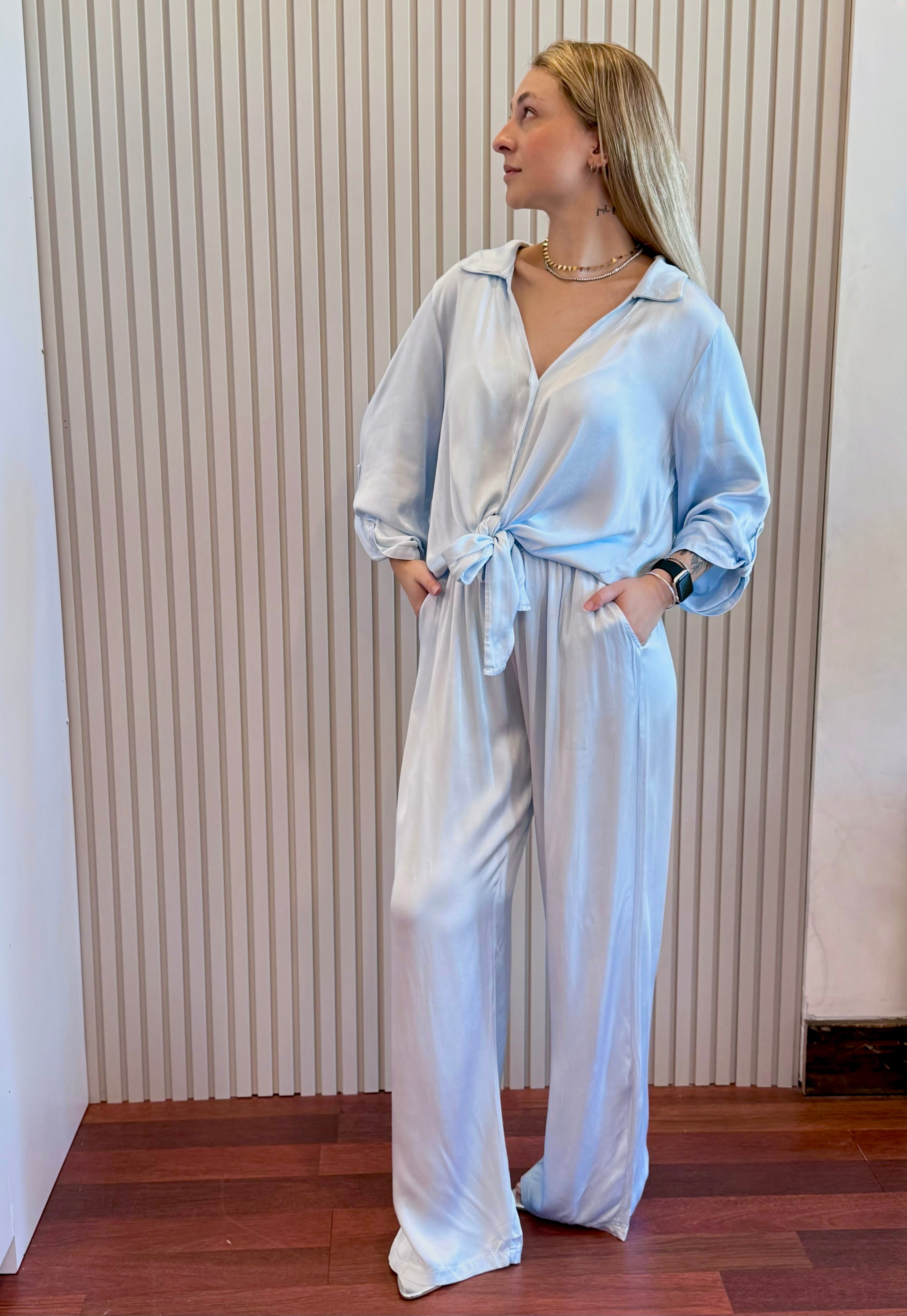 PANT SILK SATIN ITALY 21269