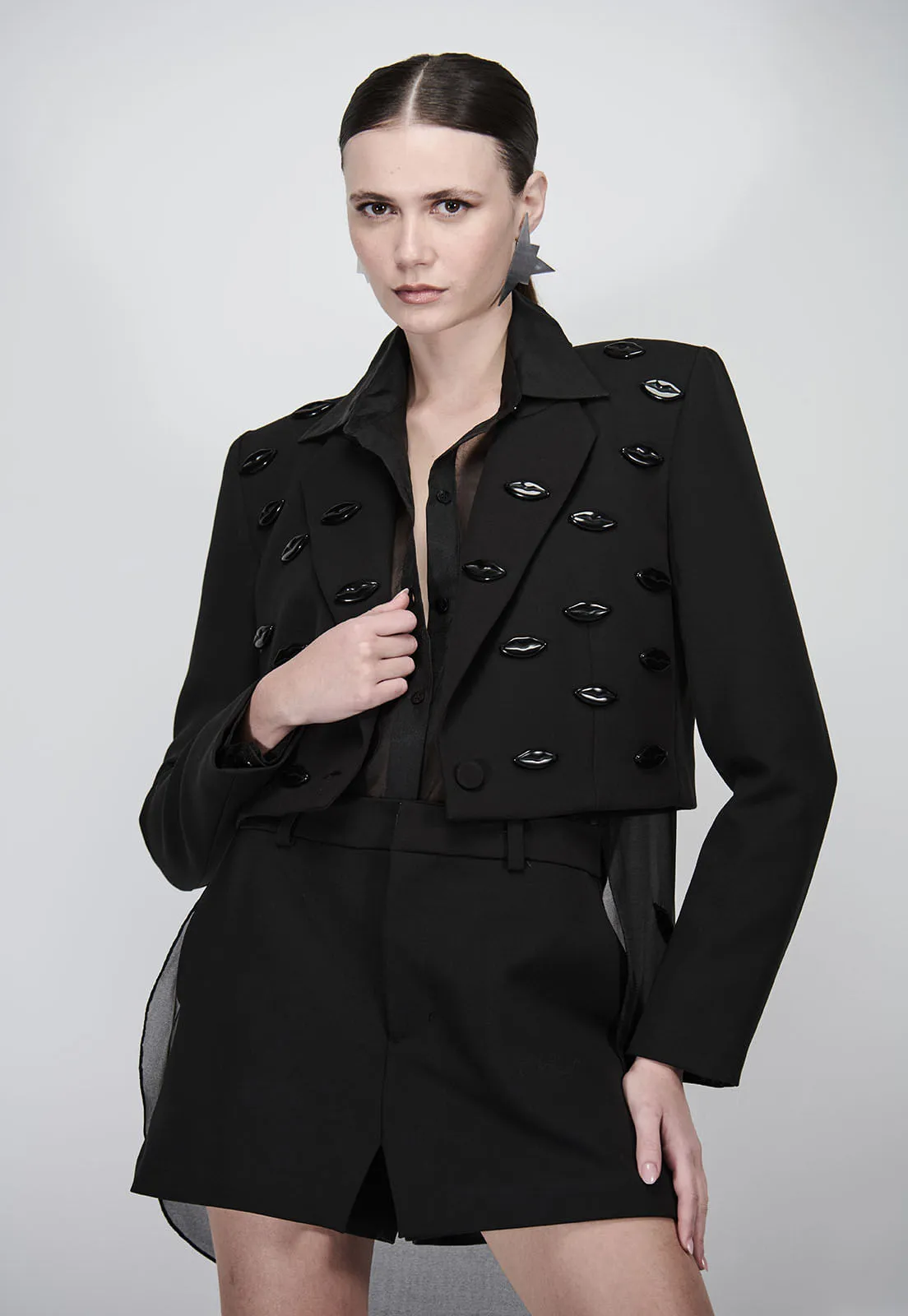 Calista Cropped Blazer Caos 57444