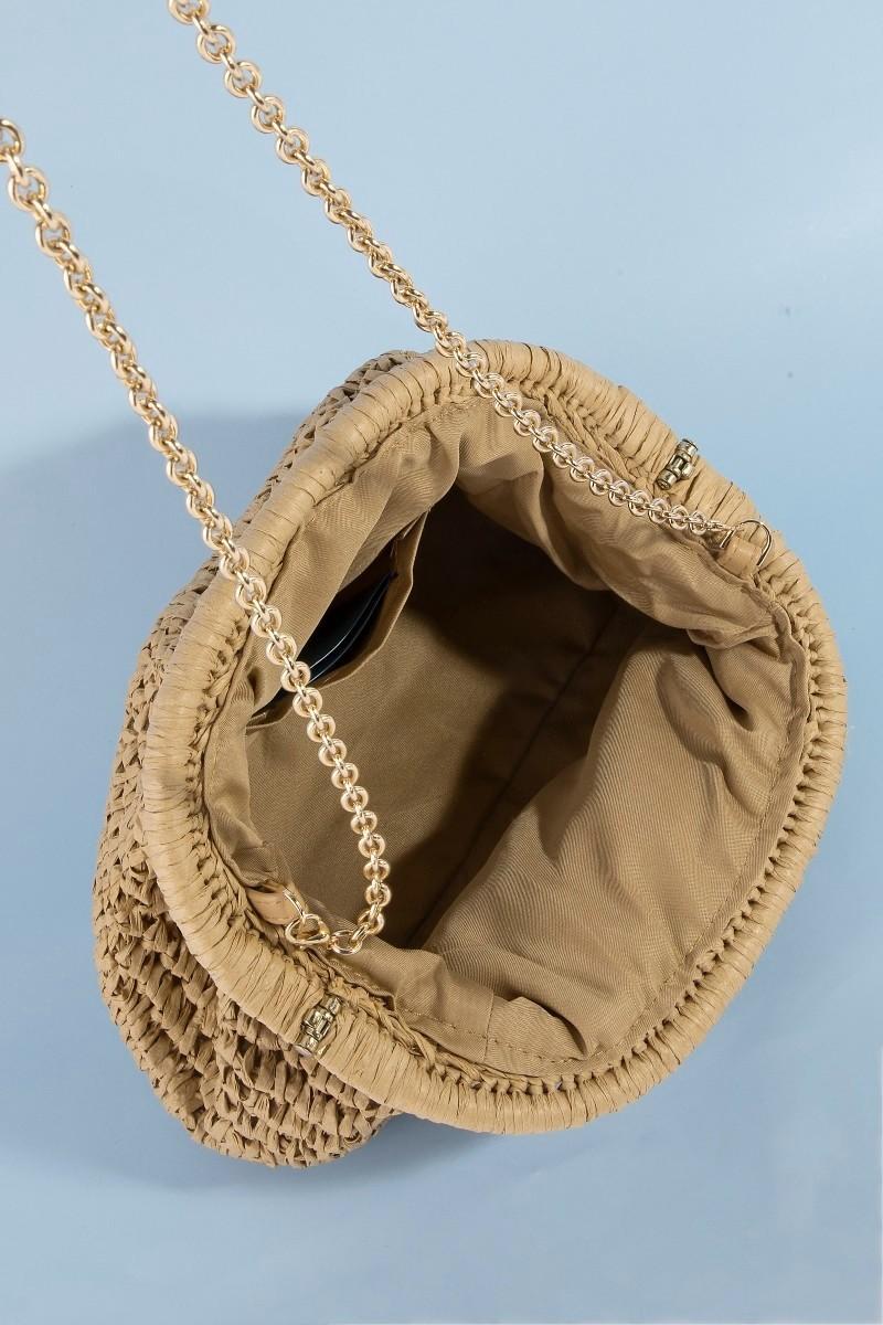 Woven Raffia Bag 3577