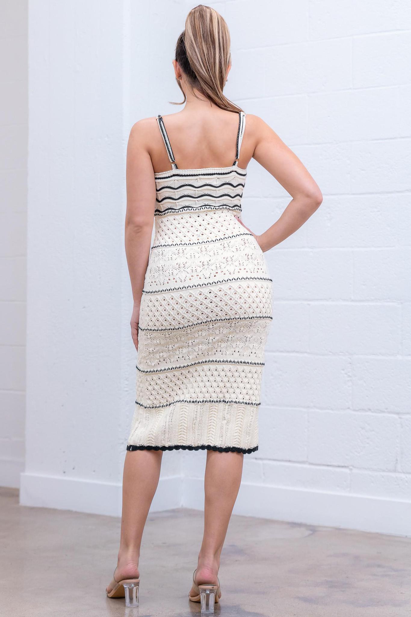 DRESS KNIT MIDI 9044