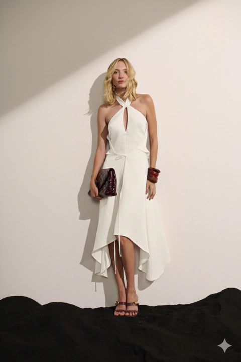 Asymmetric Dress 901855 Razzo