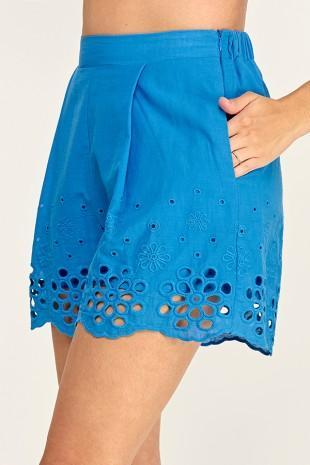 Eyelet Wave Hem Short 42688