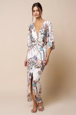 Front Twist Maxi Dress 7592